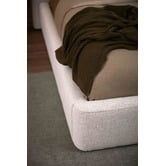 Temple &amp; Webster Emery Upholstered Gas Lift Storage Bed Frame