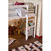 Temple &amp; Webster Wavy Pine Wood Single Loft Bed