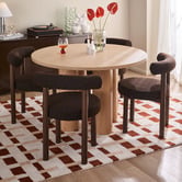 Temple &amp; Webster Roselin Boucle Dining Chairs