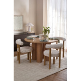 Temple &amp; Webster Gilmore Pillar Dining Table