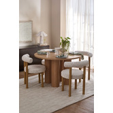 Temple &amp; Webster Roselin Boucle Dining Chairs
