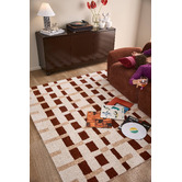 Temple &amp; Webster Greta Geometric Hand-Tufted Wool Rug