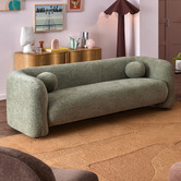 Temple &amp; Webster Serena 3 Seater Boucle Sofa