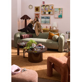 Temple &amp; Webster Serena 3 Seater Boucle Sofa