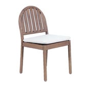 Temple &amp; Webster Corfu Acacia Wood Outdoor Dining Chairs