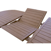Temple &amp; Webster 8 Seater Corfu Outdoor Extendable Dining Table