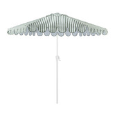 Temple &amp; Webster 2.7m Scalloped Market Umbrella
