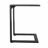 Temple &amp; Webster Felix Aluminium C Shape Outdoor Side Table