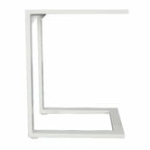 Temple &amp; Webster Felix Aluminium C Shape Outdoor Side Table