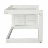 Temple &amp; Webster Felix Aluminium C Shape Outdoor Side Table