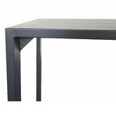 Temple &amp; Webster Felix Aluminium C Shape Outdoor Side Table