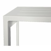 Temple &amp; Webster Felix Aluminium C Shape Outdoor Side Table