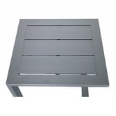 Temple &amp; Webster Felix Aluminium C Shape Outdoor Side Table