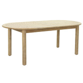 Temple &amp; Webster 8 Seater Corfu Outdoor Extendable Dining Table