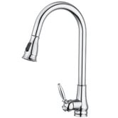 Temple &amp; Webster Bowral 830mm Double Fireclay Sink &amp; Pull-Out Mixer Package