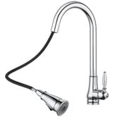 Temple &amp; Webster Bowral 830mm Double Fireclay Sink &amp; Pull-Out Mixer Package