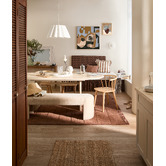 Temple &amp; Webster Aurora Spindle Solid Rubberwood Dining Chairs