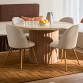 Temple &amp; Webster Charlie Upholstered Dining Chairs