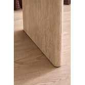 Temple &amp; Webster Julius Travertine-Look Extendable Dining Table