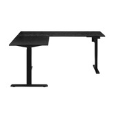 Temple &amp; Webster Leo Electric Sit &amp; Stand Corner Desk