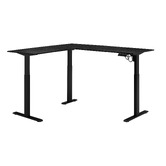 Temple &amp; Webster Leo Electric Sit &amp; Stand Corner Desk