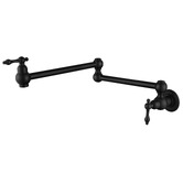 Temple &amp; Webster Bowral 830mm Double Fireclay Sink with Traditional Mixer &amp; Pot Filler Package