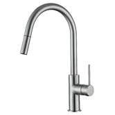 Temple &amp; Webster Bowral 830mm Double Fireclay Sink &amp; Pull-Out Mixer Package