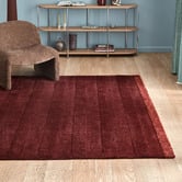 Temple &amp; Webster Suki Striped Hand-Woven Wool-Blend Rug