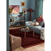 Temple &amp; Webster Suki Striped Hand-Woven Wool-Blend Rug