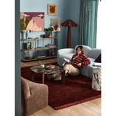 Temple &amp; Webster Suki Striped Hand-Woven Wool-Blend Rug