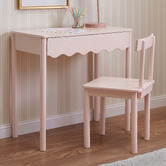 Temple &amp; Webster Kids&rsquo; Wavy 2 Drawer Desk &amp; Rigby Chair Set