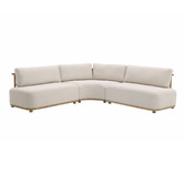 Temple &amp; Webster 5 Seater Soluna Outdoor Corner Modular Sofa