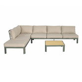 Temple &amp; Webster 6 Seater Napa Outdoor Modular Lounge Set