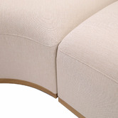 Temple &amp; Webster 5 Seater Soluna Outdoor Corner Modular Sofa