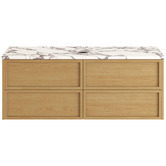 Temple &amp; Webster Viola-Look 1200mm Wall Hung Single Vanity