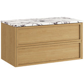 Temple &amp; Webster Viola-Look 900mm Wall Hung Single Vanity