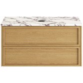 Temple &amp; Webster Viola-Look 900mm Wall Hung Single Vanity