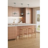 Temple &amp; Webster Koa Metal Pendant Light
