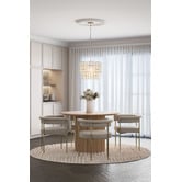 Temple &amp; Webster Idris Capiz Shell Pendant Light