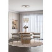 Temple &amp; Webster Idris Capiz Shell Pendant Light
