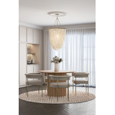 Temple &amp; Webster Rubi Capiz Shell Chandelier