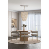 Temple &amp; Webster Rubi Capiz Shell Chandelier