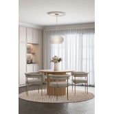 Temple &amp; Webster Scale Steel Capiz Shell Pendant Light