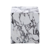 Temple &amp; Webster Milly Stone-Look Side Table