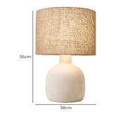 Temple &amp; Webster Sabi Cast Stone Table Lamp
