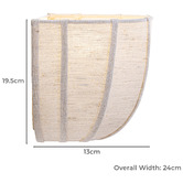 Temple &amp; Webster Astrid Jute Wall Sconce