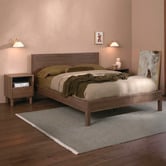 Temple &amp; Webster 2 Piece Rupert Bed Frame &amp; Bedside Table Set
