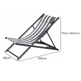 Temple &amp; Webster Cabana Recliner Deck Chair