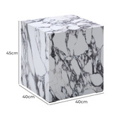 Temple &amp; Webster Milly Stone-Look Side Table