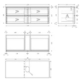 Temple &amp; Webster Viola-Look 1200mm Wall Hung Single Vanity